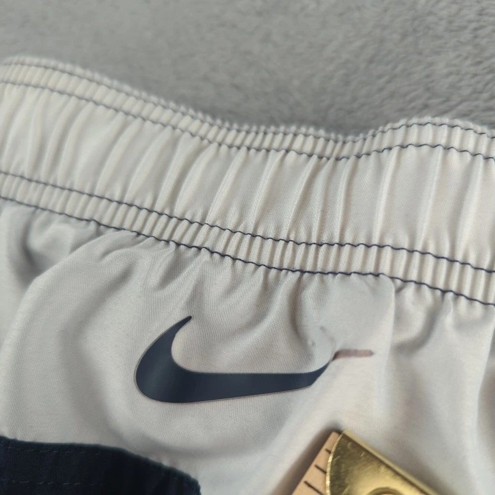 Nike Shorts Mens Extra Large Blue Board Shorts Swim Trunks Lined Athletic Denim - Picture 8 of 14